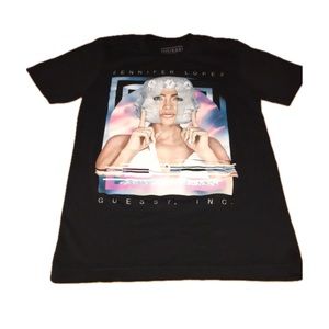 Concert Tee! Guess black JoLo It’s My Party Tour Tee.